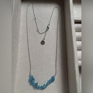 Pura Vida Apatite & Sterling Silver Necklace – Like New 💙